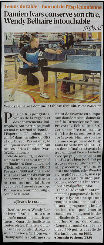 Article-Esp-6 Tournoi ELTT 2025
