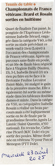 Article-Esp-7 Championnat de France vétérans - 2025